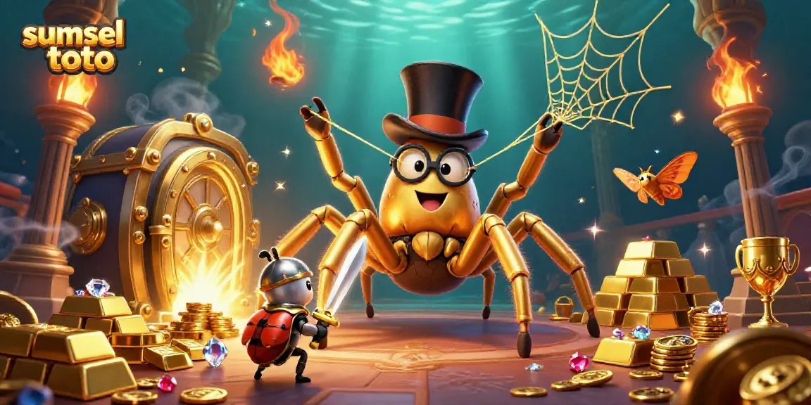 Experience thrilling gameplay with sumsel toto's captivating lottery characters in a dazzling casino setting.