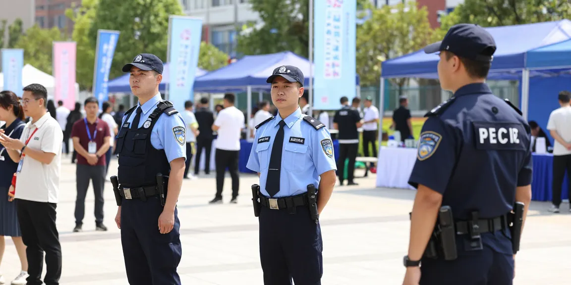 Security Guards providing professional protection at a community event.