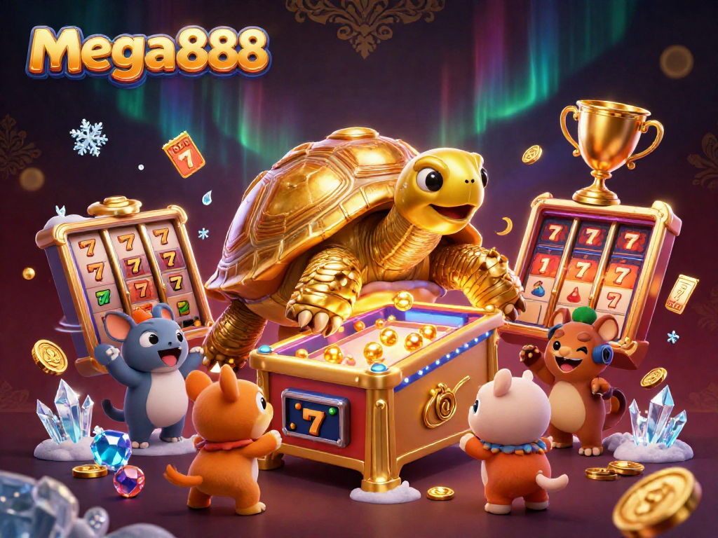 Bermain mega888 dengan gembira menggunakan mesin slot unik dan bertuah di dunia kasino