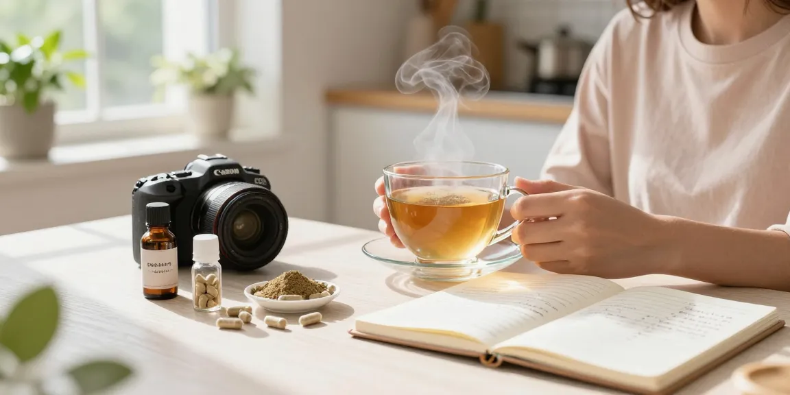 Enjoying wellness with White Sumatra Kratom tea while learning more about its benefits.
