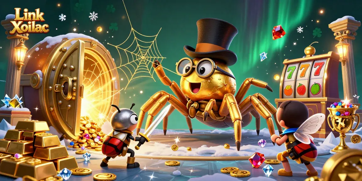 Experience luck and excitement at Link Xoilac with a vivid casino adventure featuring treasure and heroes.