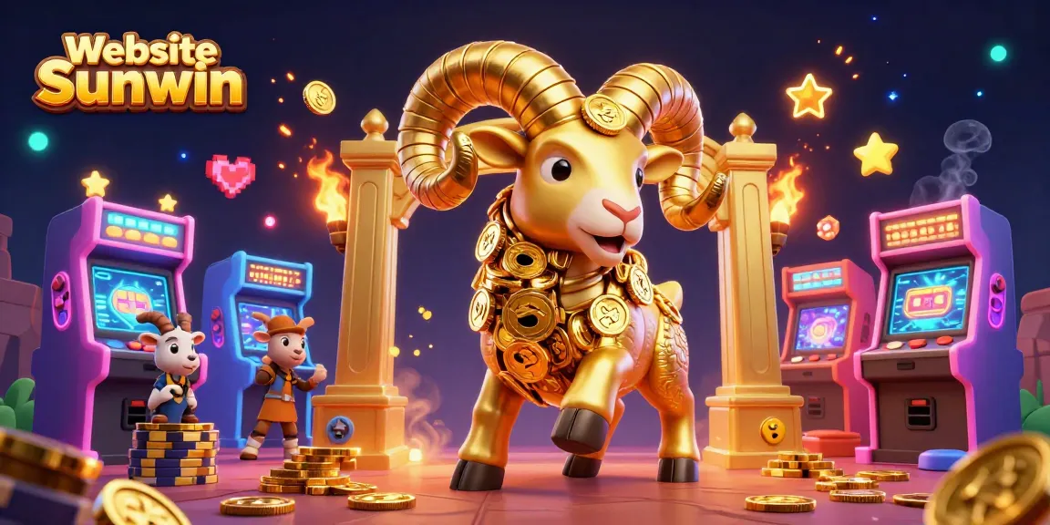Engage with thrills at Website Sunwin through a vibrant 3D casino illustration featuring cartoon characters and game elements.